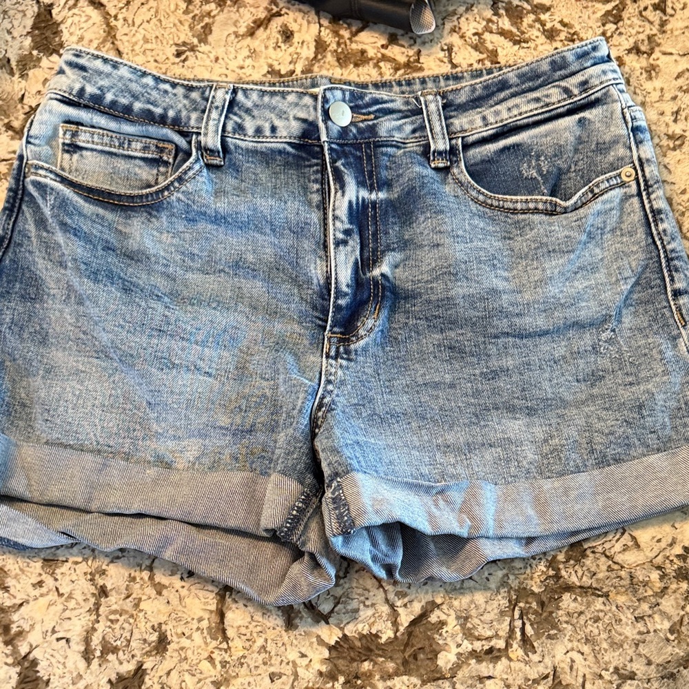 Altar'd State Light Blue Jean Shorts